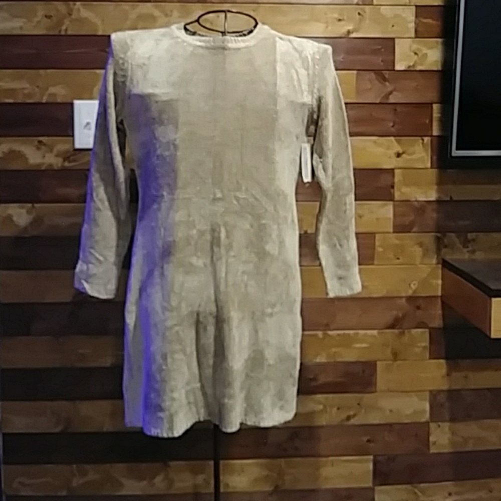 NWT August Silk chenille sweater dress